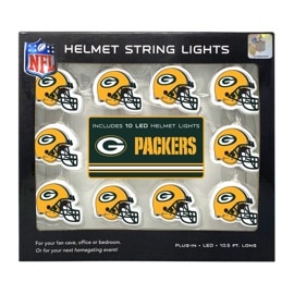 Green Bay Packers LED Helmet String Lights