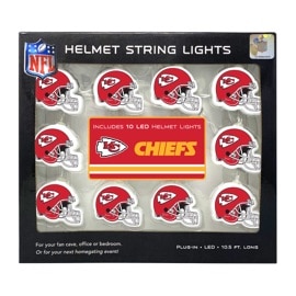 Kansas City Chiefs LED Helmet String Lights