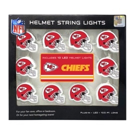 Kansas City Chiefs LED Helmet String Lights