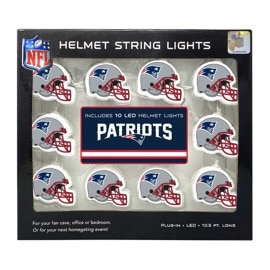 New England Patriots LED Helmet String Lights