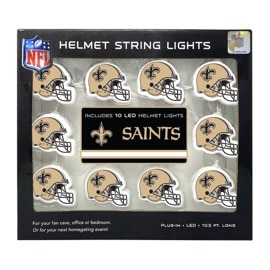 New Orleans Saints LED Helmet String Lights