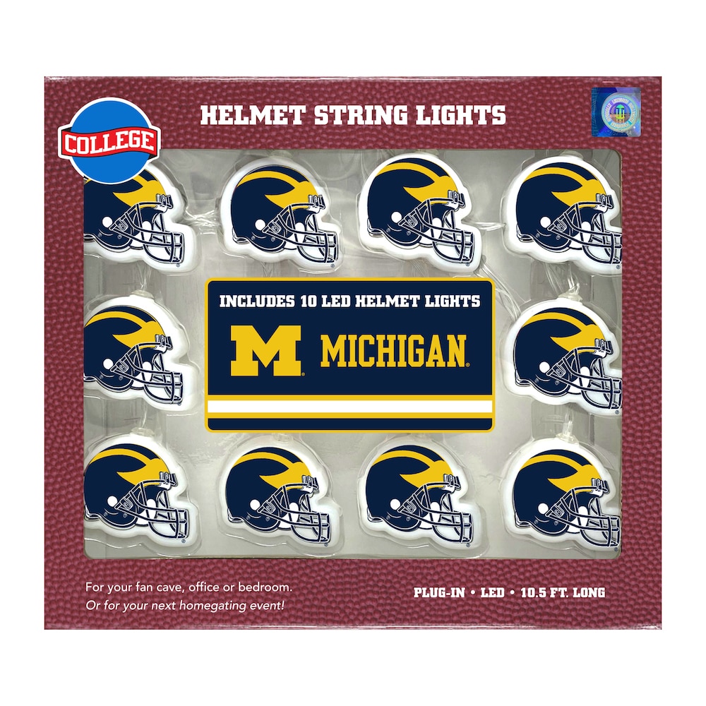 Michigan Helmet String Lights