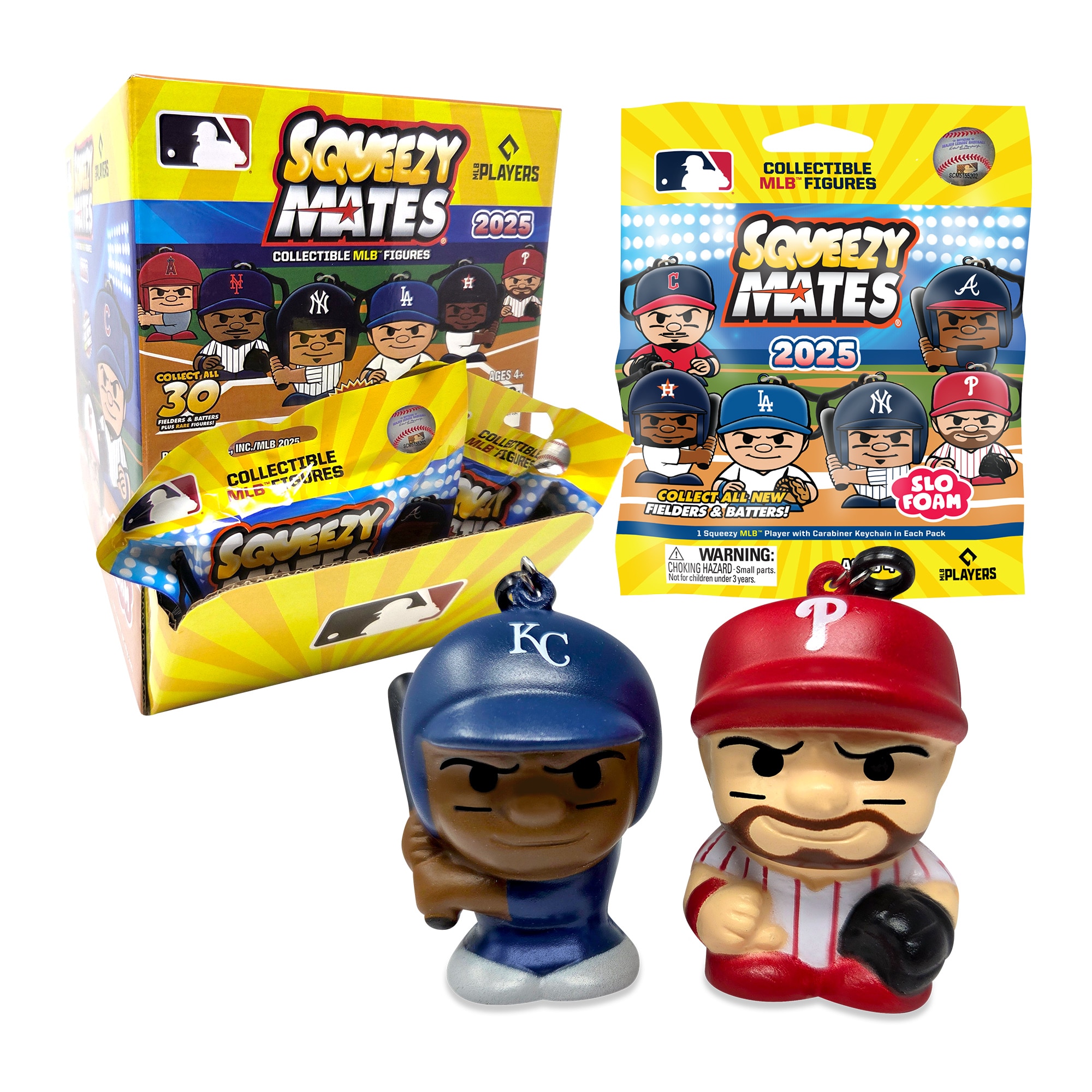SqueezyMates MLB Gravity Feed Display Series 2025