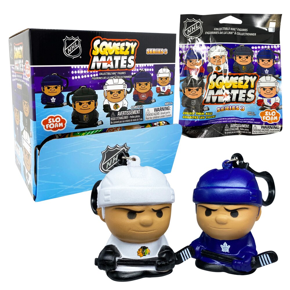 SqueezyMates NHL Series 3 Gravity Feed Display