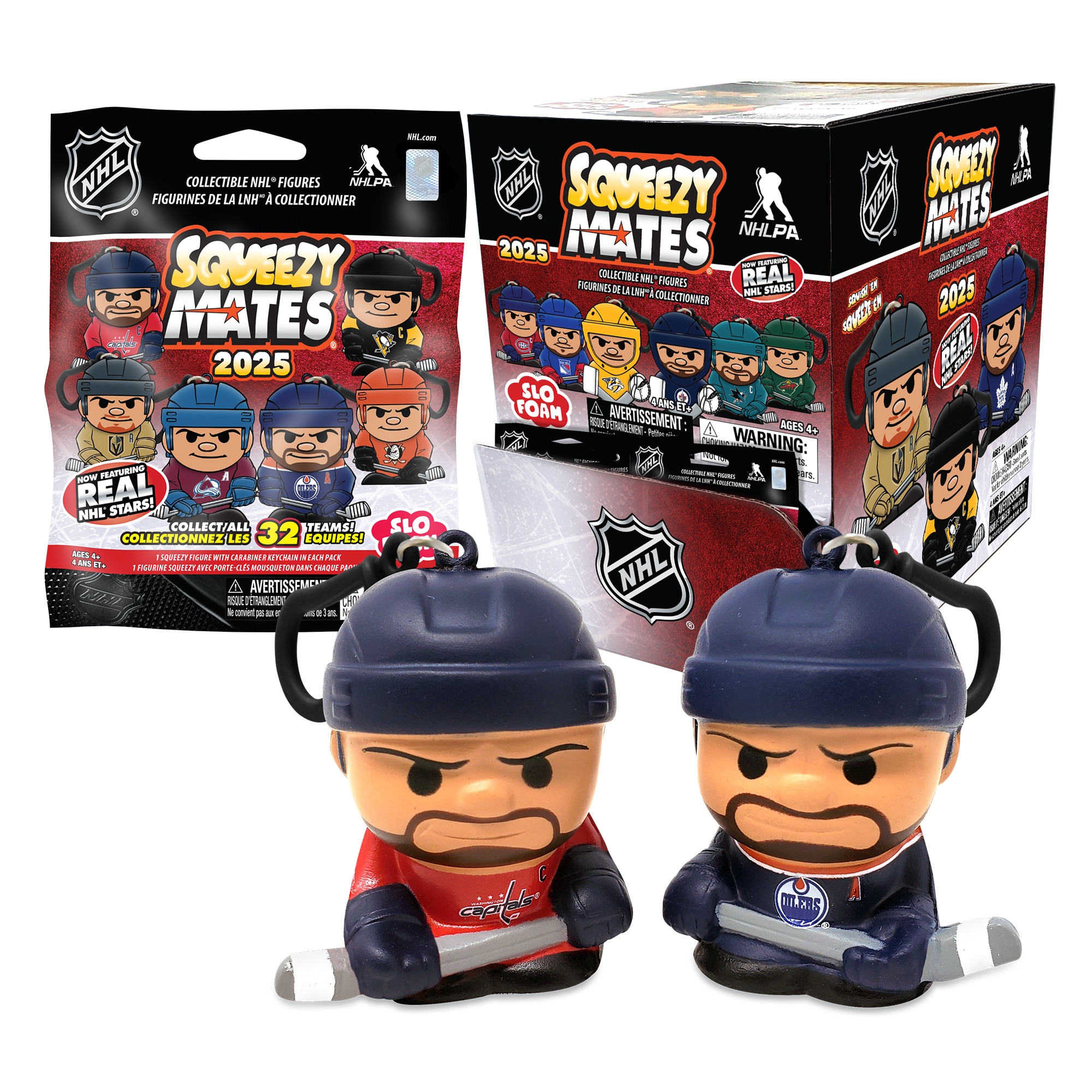 2025 SqueezyMates NHL Gravity Feed Display