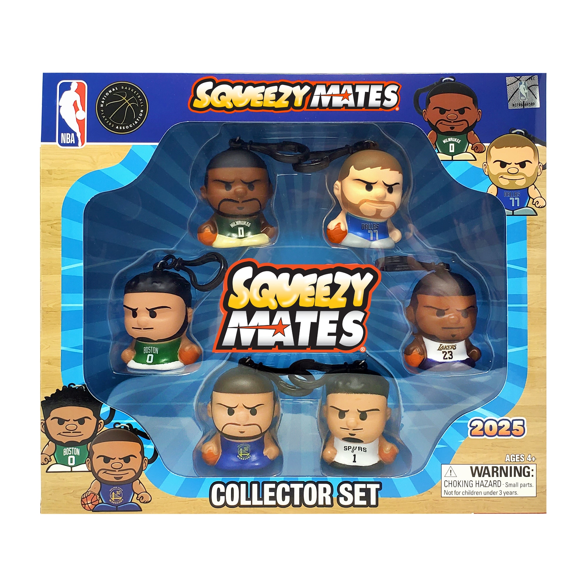 NBA SqueezyMates 6-Figure Set 2025