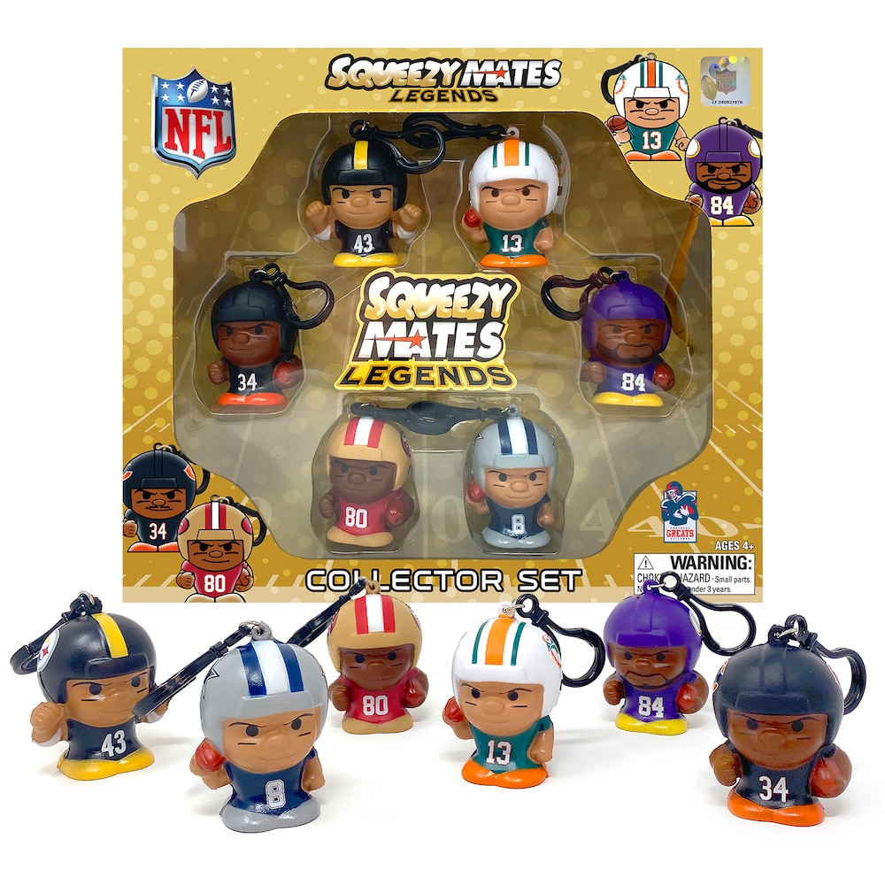 NFL Legends SqueezyMates 6Figure Set