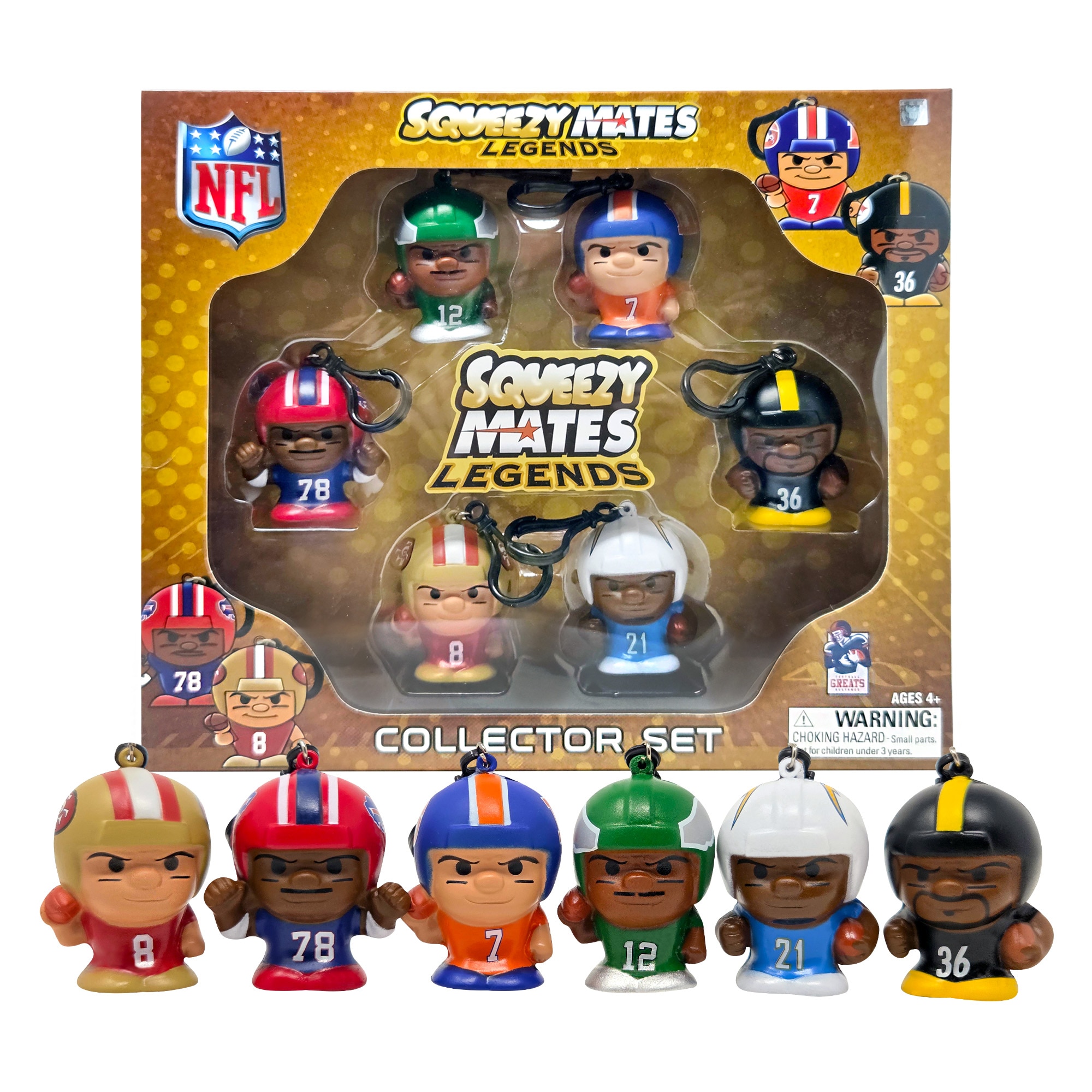 NFL Legends SqueezyMates 6-Figure Set 2026