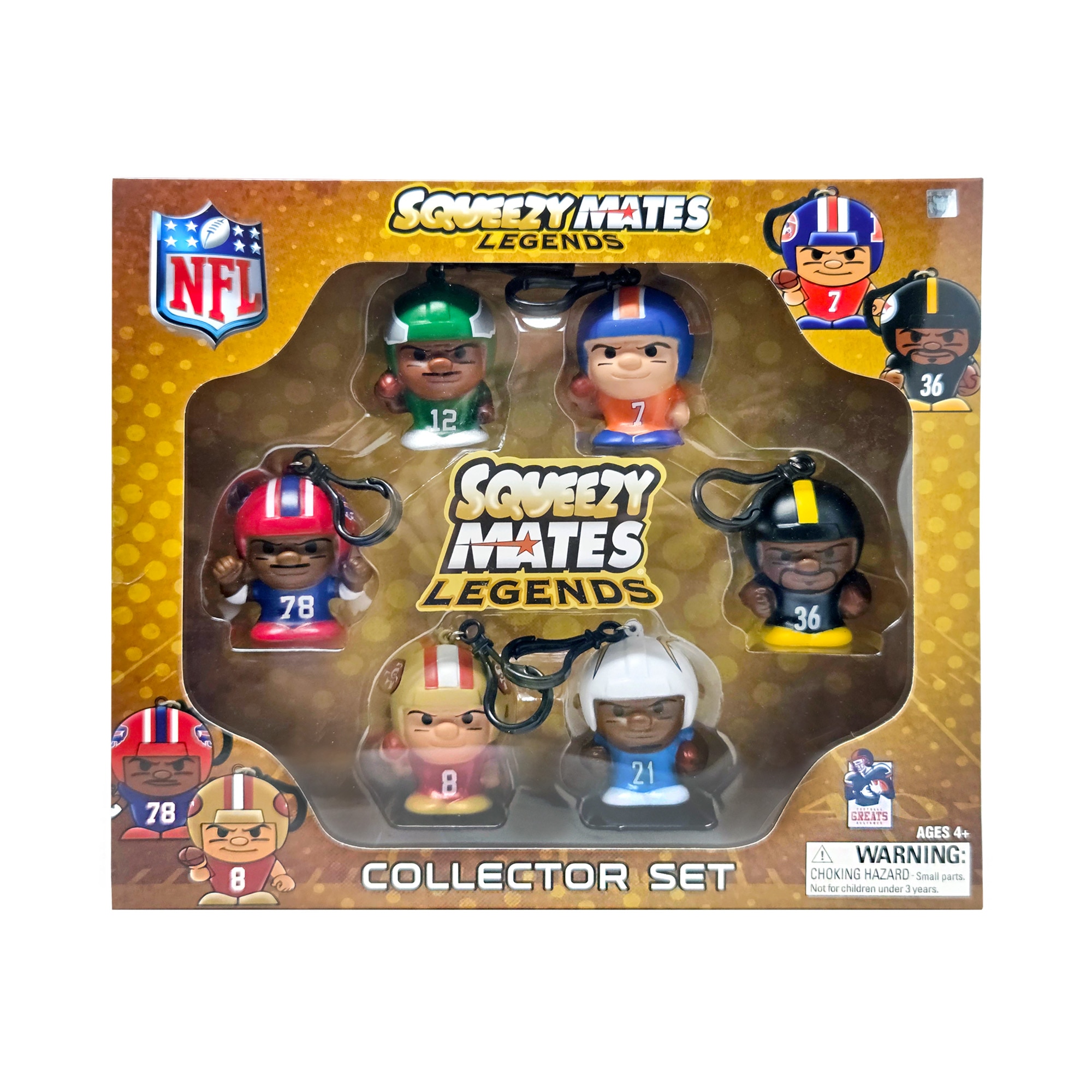 NFL Legends SqueezyMates 6-Figure Set 2026