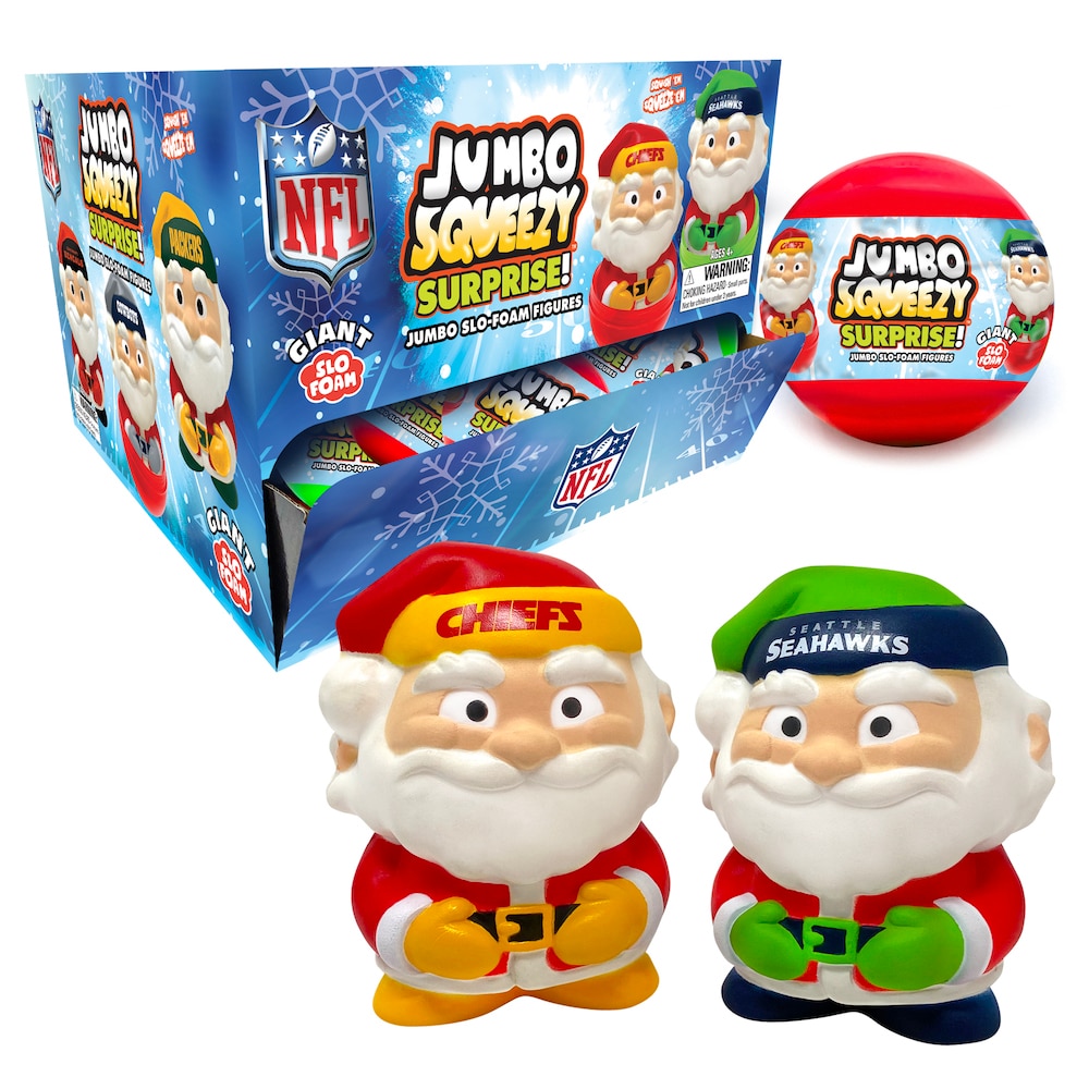 NFL Santa Squeezy Surprise Capsules 18 unit