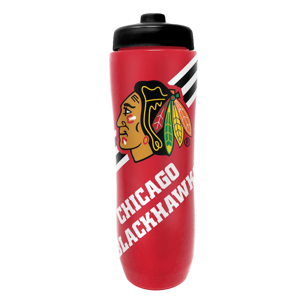 Chicago Blackhawks Squeezy Water Bottle