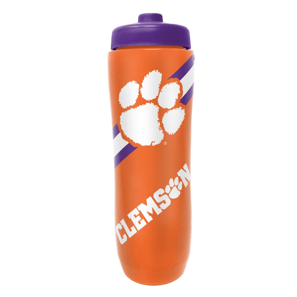 Clemson Squeezy Water Bottle