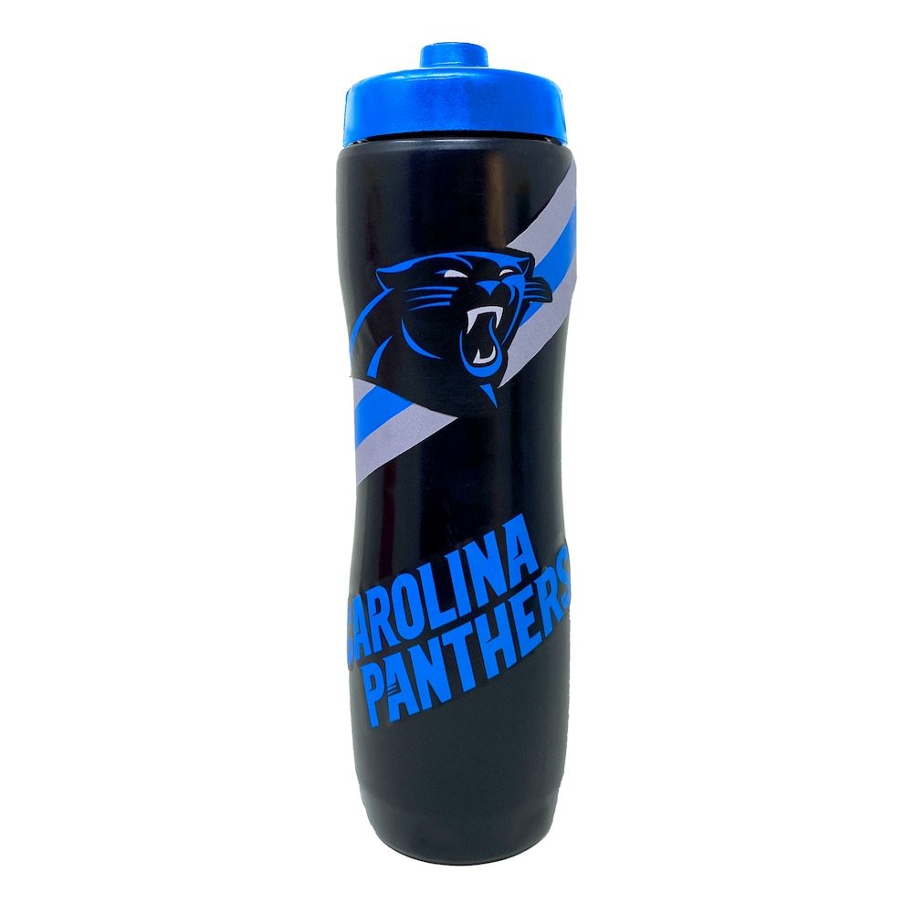 Carolina Panthers Squeezy Water Bottle