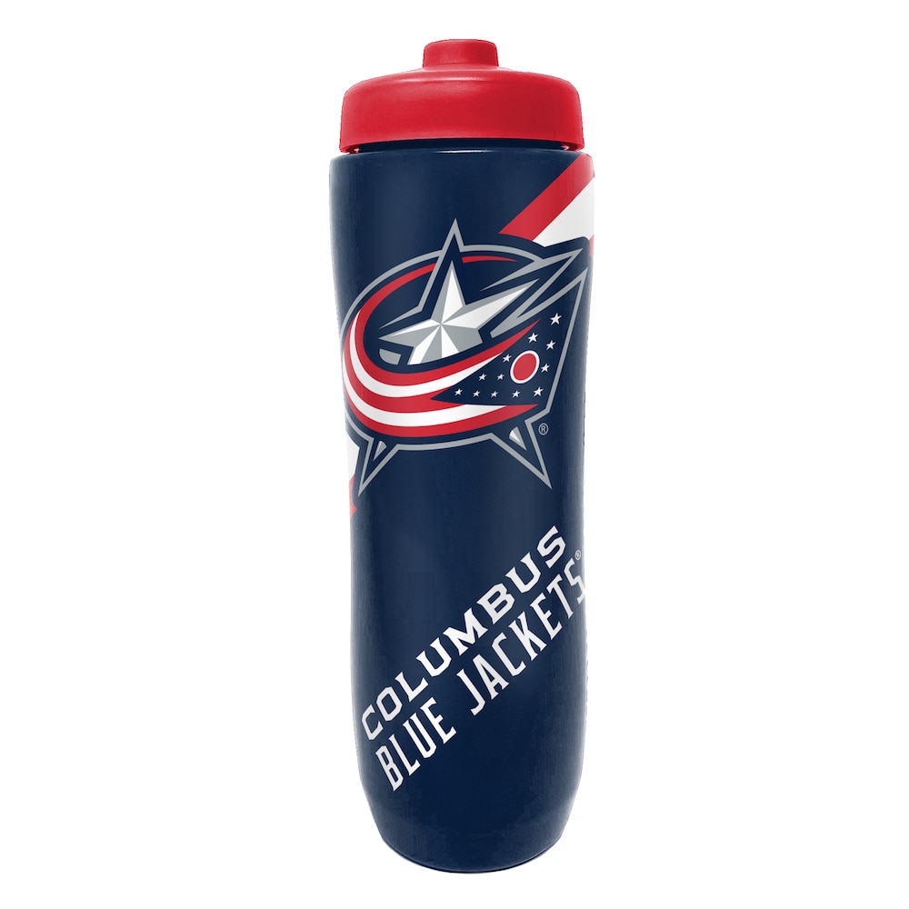 Columbus Blue Jackets Squeezy Water Bottle