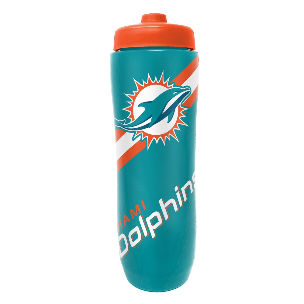 Miami Dolphins Squeezy Water Bottle