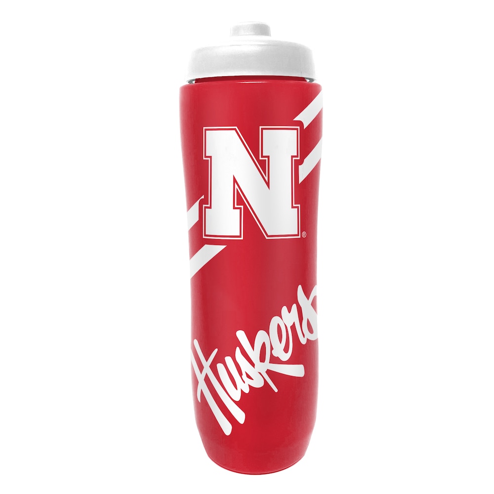 Nebraska Squeezy Water Bottle
