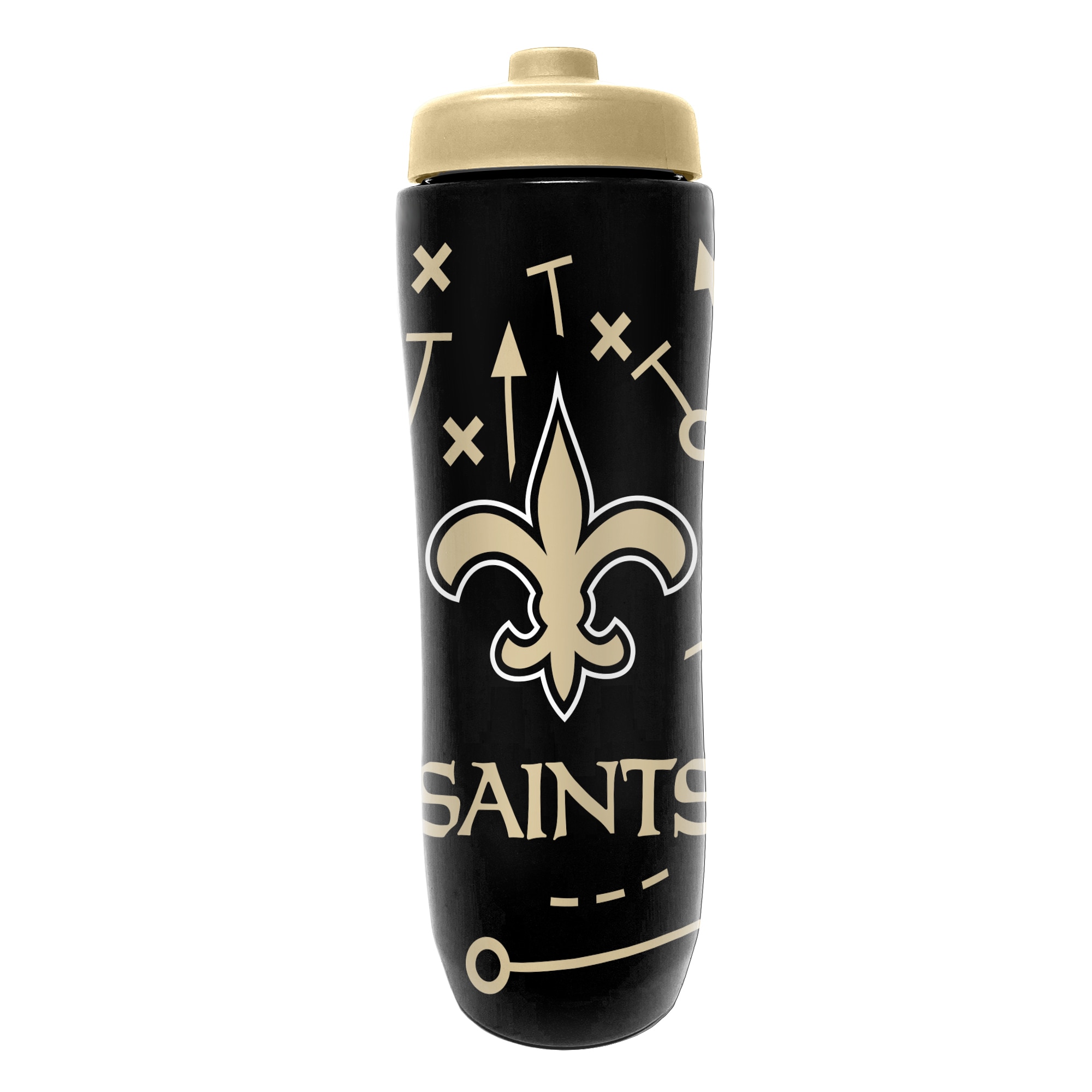 New Orleans Saints Squeezy Water Bottle