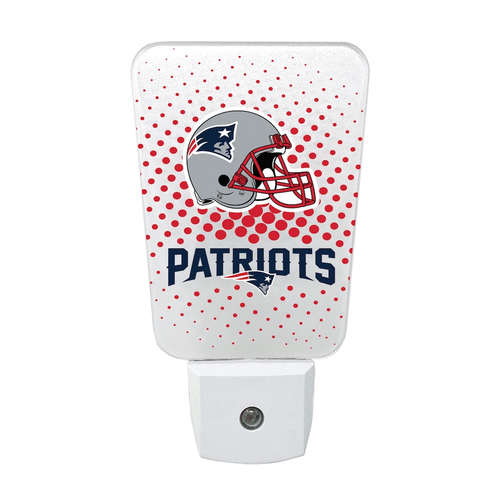 New England Patriots Team Frosted Night Light