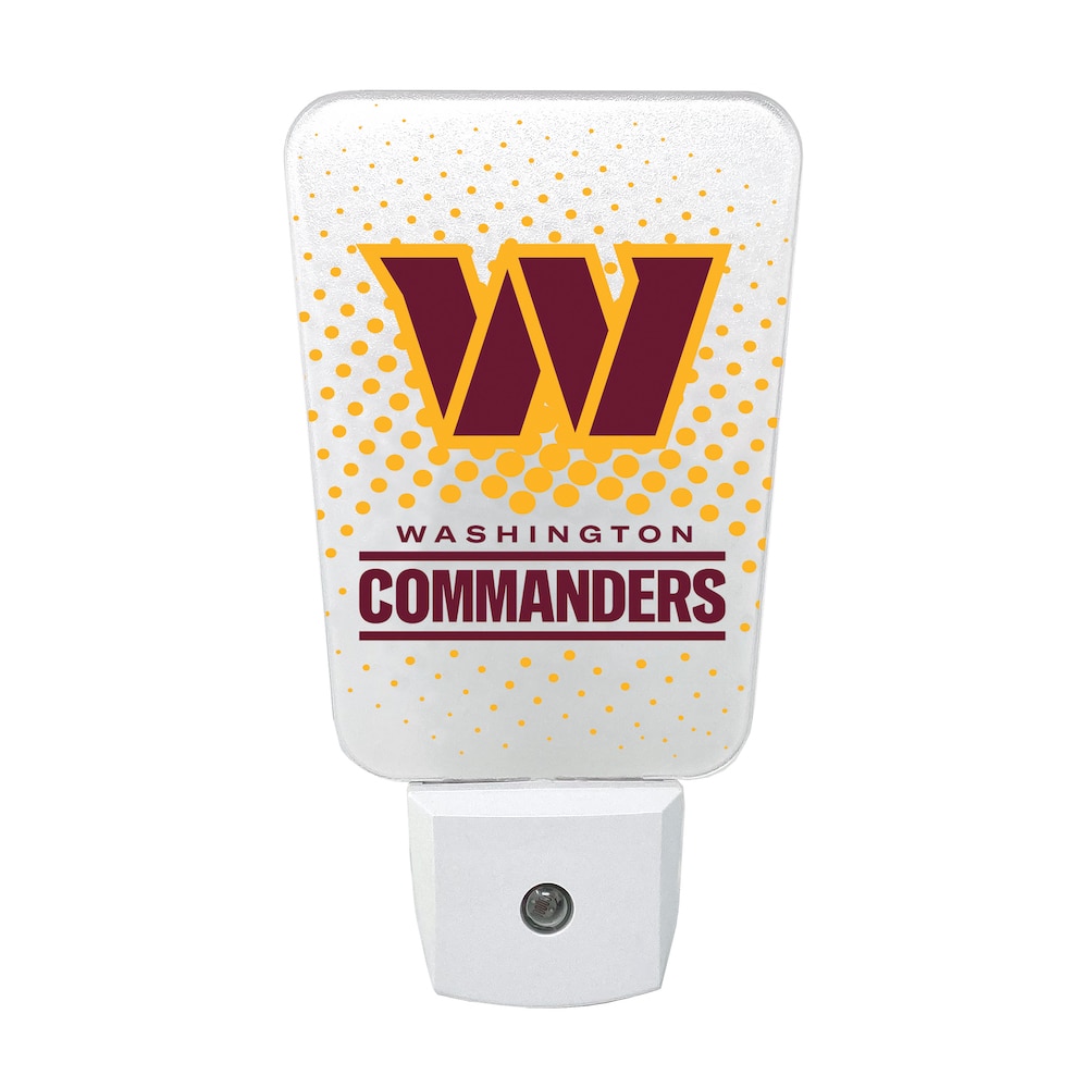 Washington Commanders Frosted Night Light