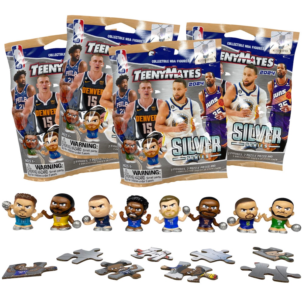 4 Blind Packs, TeenyMates NBA 2024