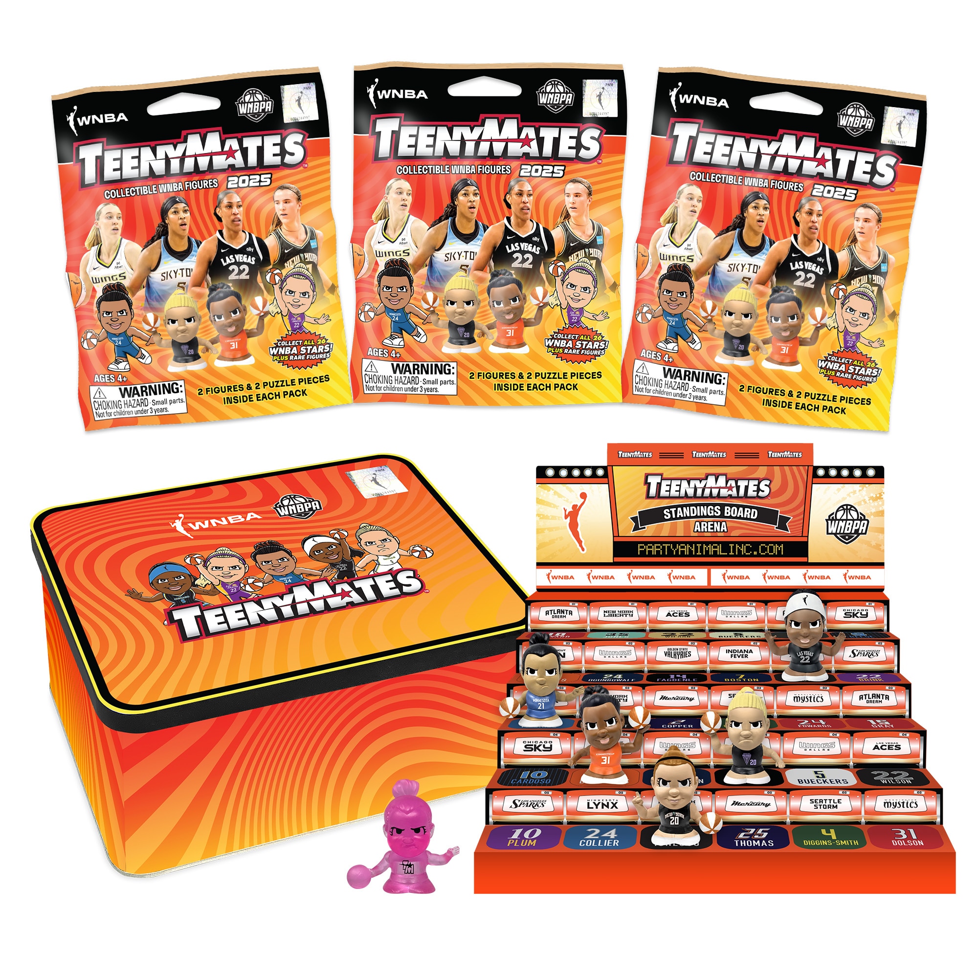 TeenyMates WNBA Collector Tin 2025
