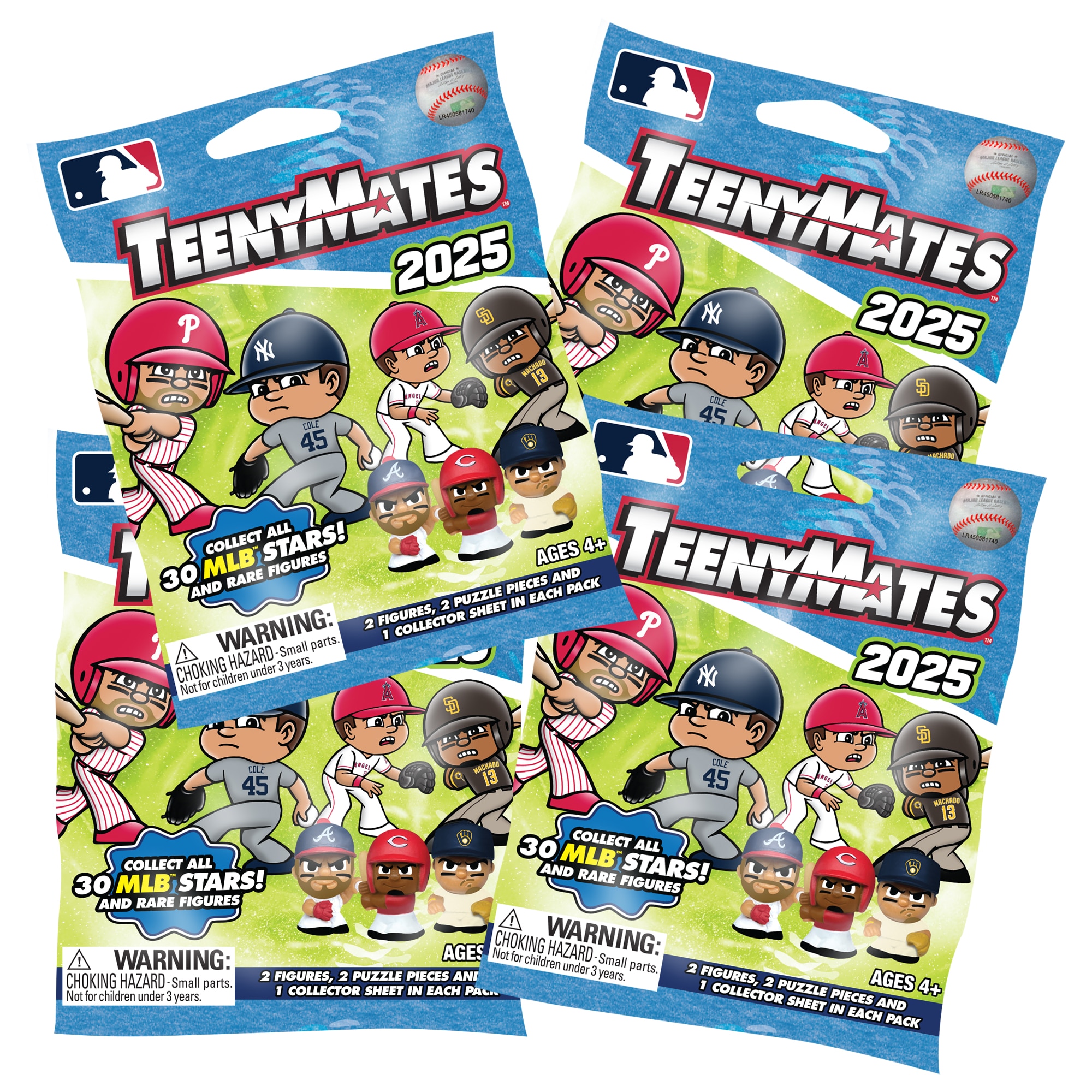 TeenyMates MLB S2025 4-Pack Bundle
