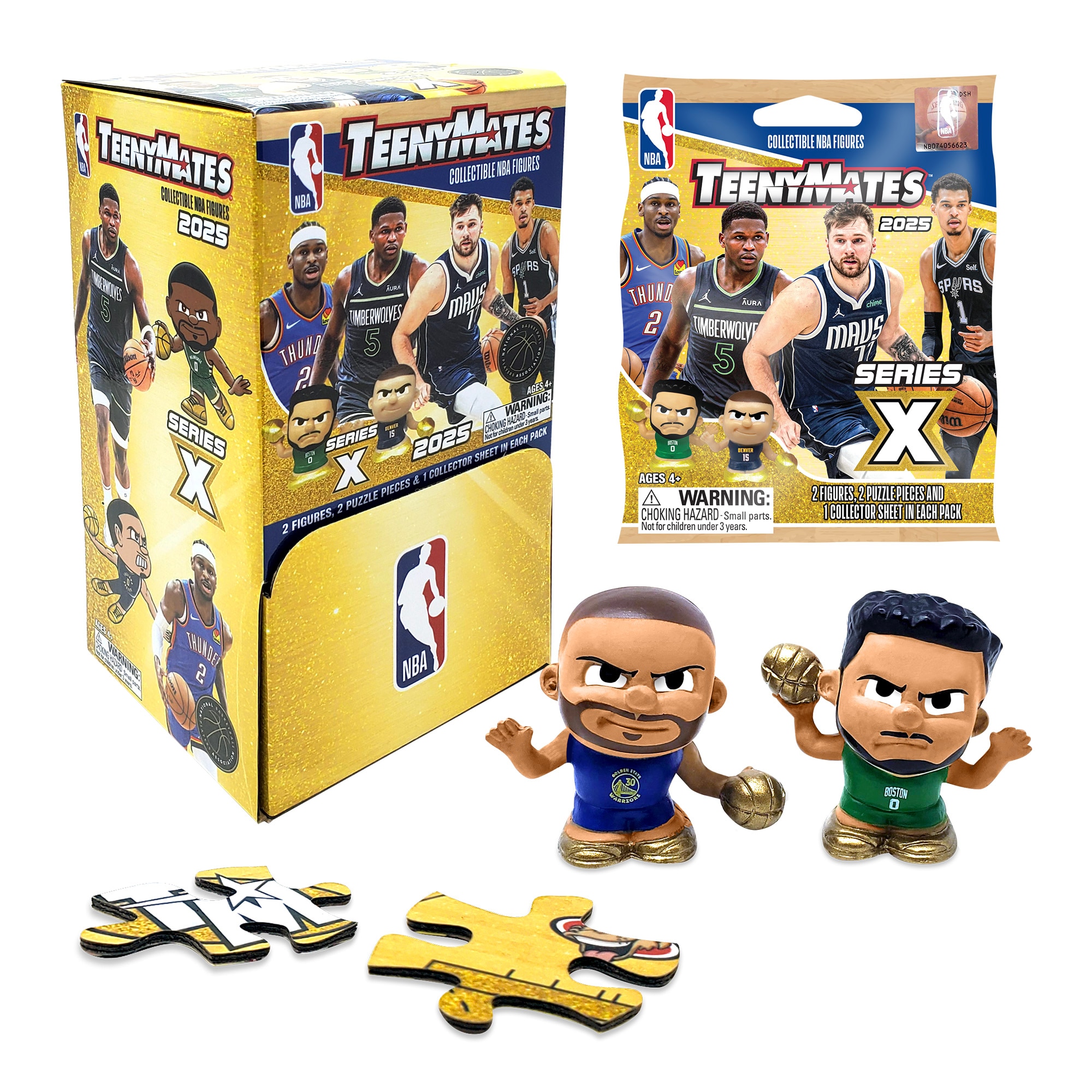 NBA TeenyMates Gravity Feed Display 2025