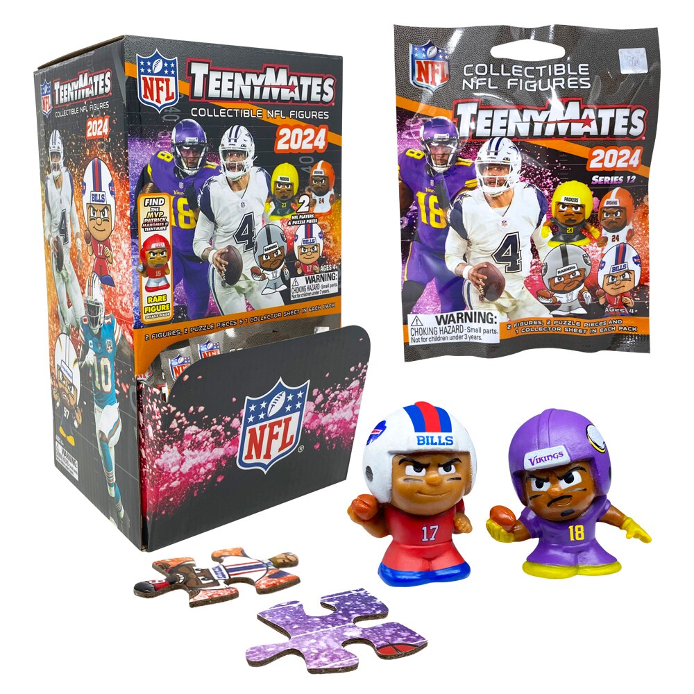 NFL TeenyMates Gravity Feed Display 2024