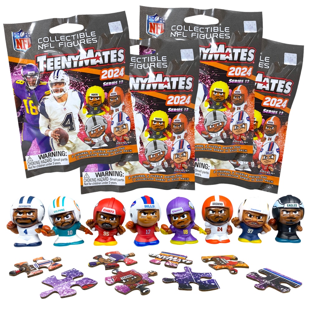 4 Blind Packs, TeenyMates NFL  2024