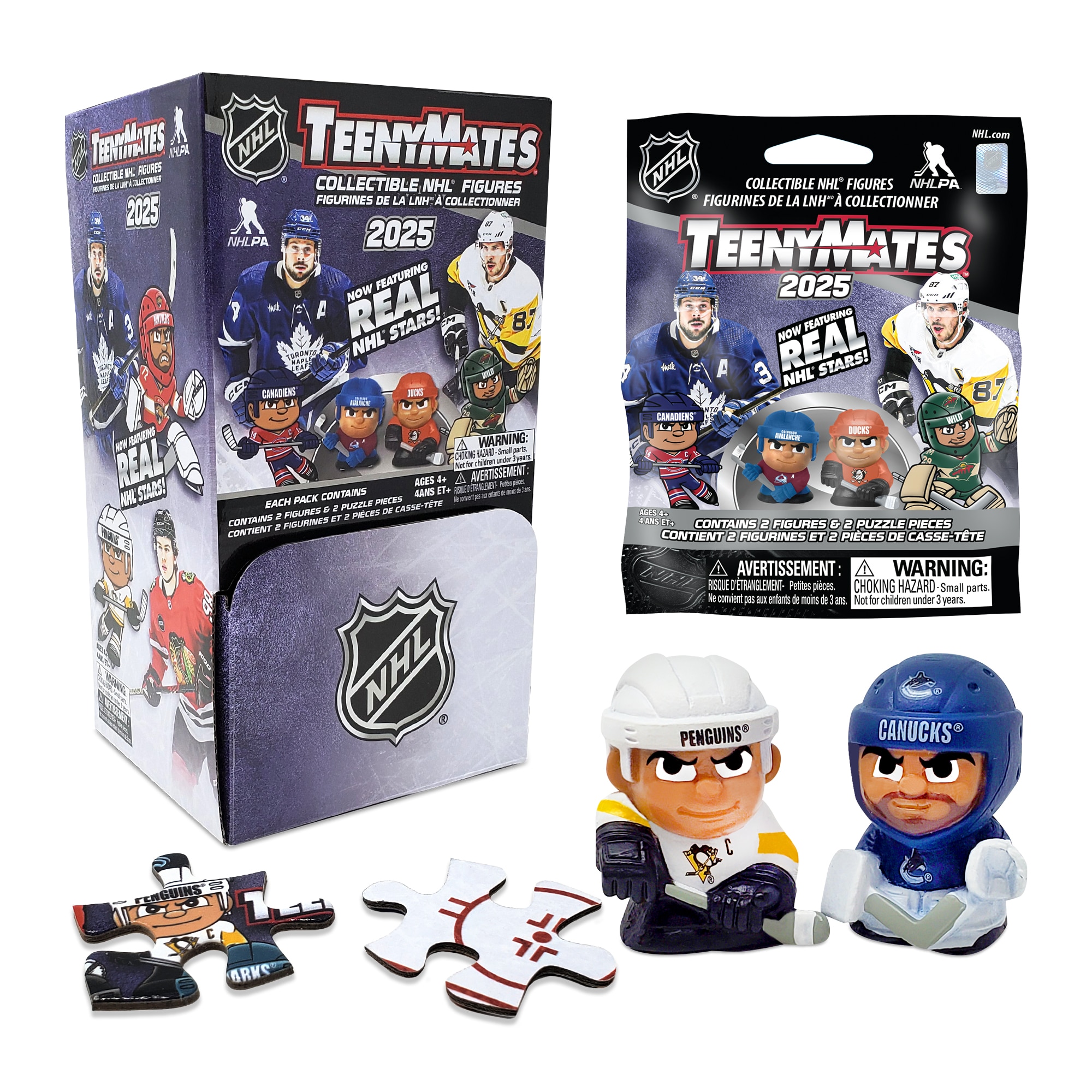 TeenyMates NHL 2025 Gravity Feed