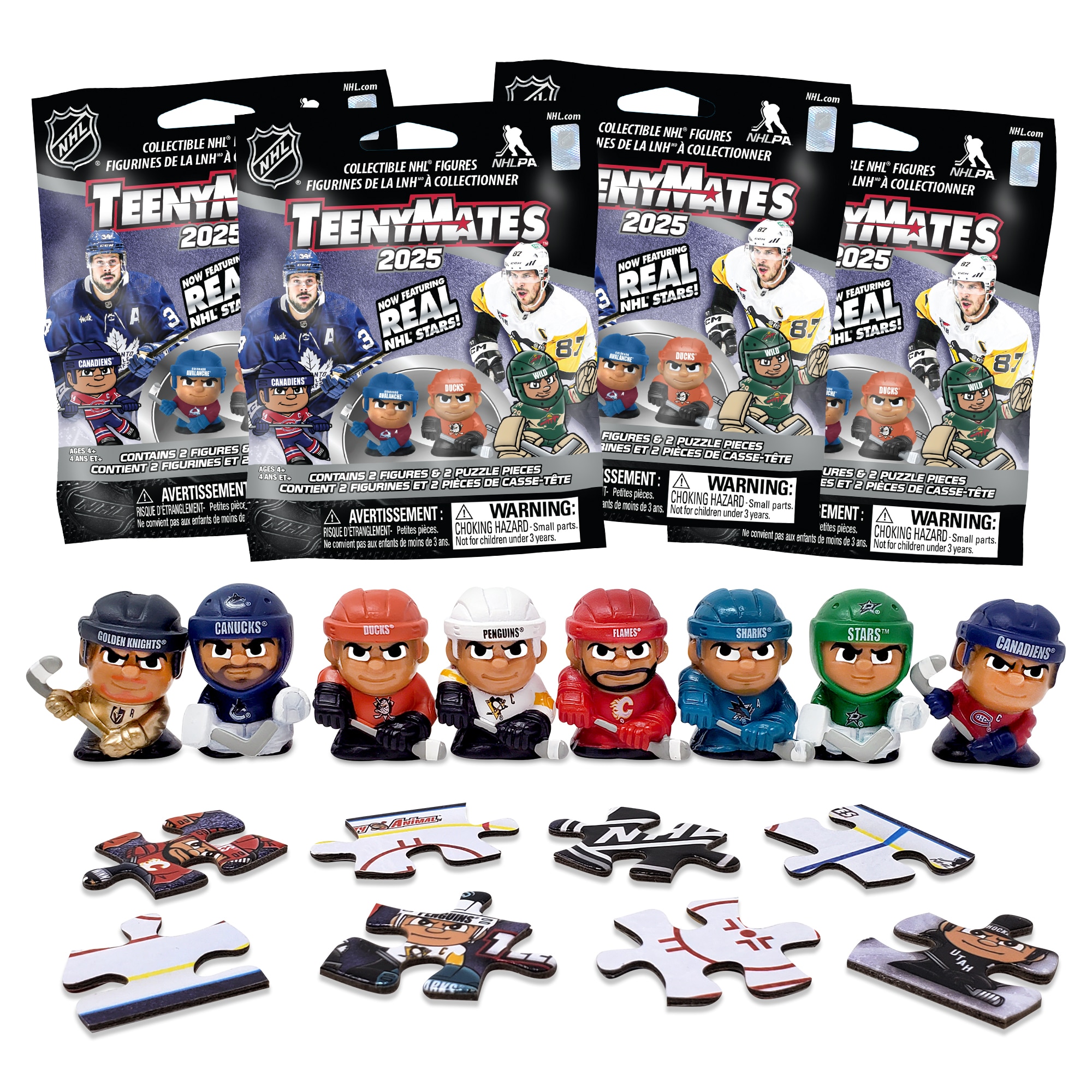 TeenyMates NHL Series 2025 4-Pack Bundle