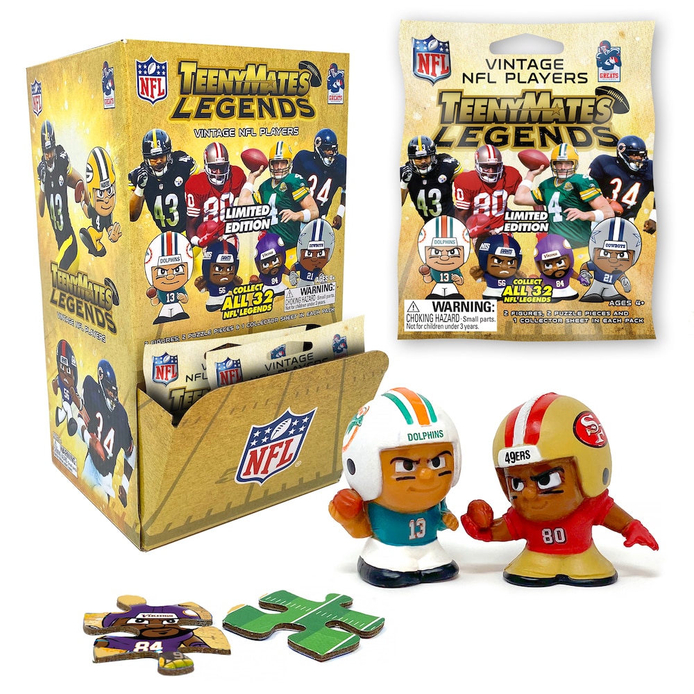 TeenyMates Legends NFL Gravity Feed Display