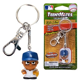 Los Angeles Dodgers TeenyMate Tagalong Keychain