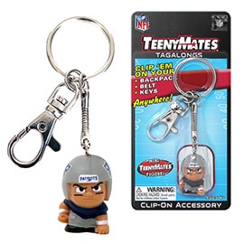 New England Patriots TeenyMates Tagalong Keychain