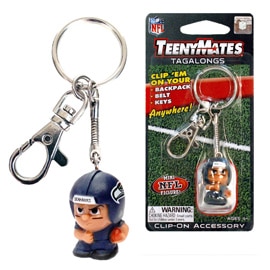 Seattle Seahawks TeenyMates Tagalong Keychain