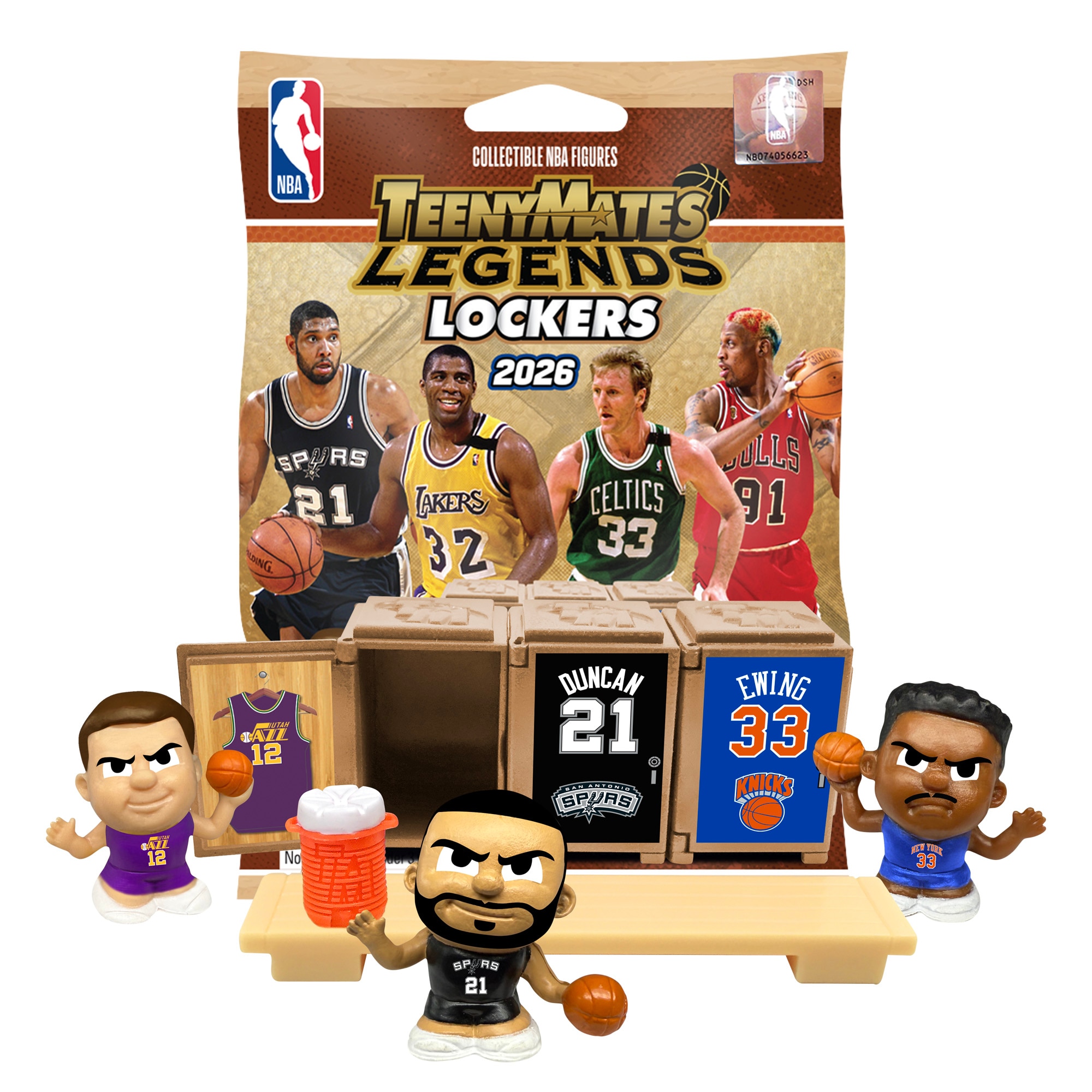 TeenyMates NBA Legends 2026 Locker Room Set
