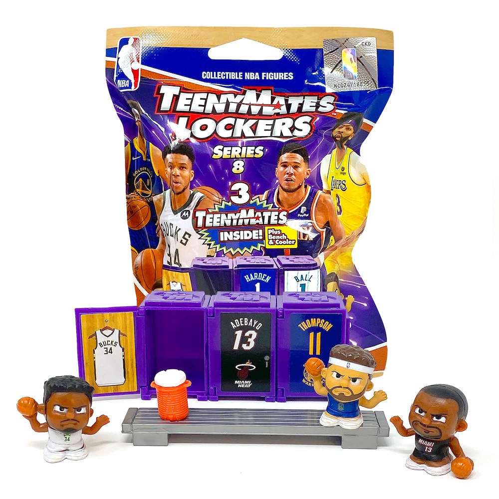 TeenyMates NBA Series 8  Locker Room Set