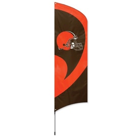 Cleveland Browns Tall Team Flag Kit with Pole