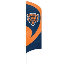 Chicago Bears Tall Team Flag Kit with Pole