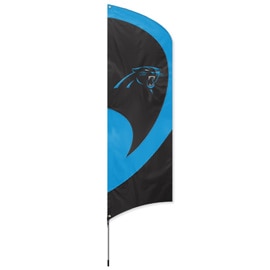 Carolina Panthers Tall Team Flag Kit with Pole