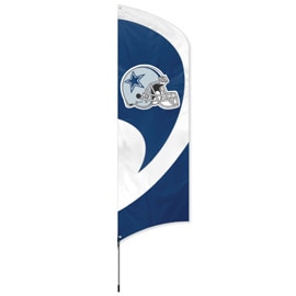 Dallas Cowboys Tall Team Flag Kit with Pole