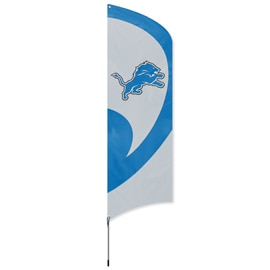 Detroit Lions Tall Team Flag Kit with Pole