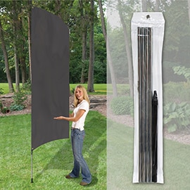 Metal Flag Pole for Tall Team Flags