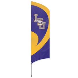 LSU Tall Team Flag Kit with Pole