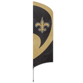 New Orleans Saints Tall Team Flag Kit with Pole