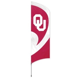 Oklahoma Tall Team Flag Kit with Pole