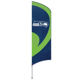 Seattle Seahawks Tall Team Flag Kit with Pole