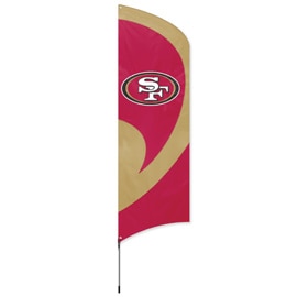 San Francisco 49ers Tall Team Flag Kit with Pole