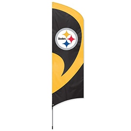 Pittsburgh Steelers Tall Team Flag Kit with Pole