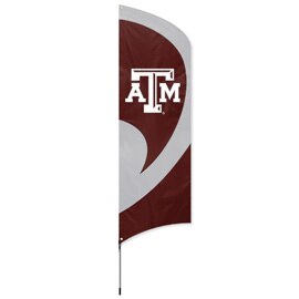 Texas A&M Tall Team Flag Kit with Pole